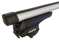 Багажник для Geely Atlas Pro с 2021- (инт. рейлинги) аэродин. дуга эконом., арт.7008+6012