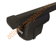 Багажник для Kia Sorento Prime с 2014-2020 (на инт. рейлинги) (стальная дуга), арт.8811+6011