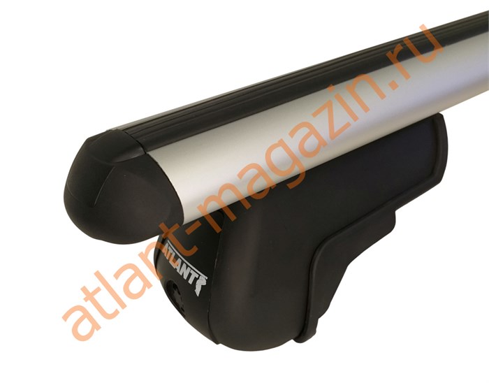 Багажник для Hyundai Santa Fe 2000-2005г (с рейлингами) аэрод-я дуга, арт.8810+8827 627 - фото 5028
